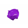 5"x4" Purple Piggy Bank